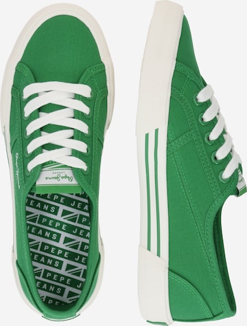 Pepe Jeans حذاء رياضي بلا رقبة 'BRADY' بلون أخضر
