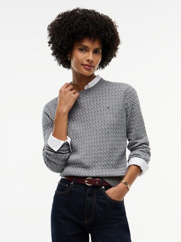 Pull-over TOMMY HILFIGER en gris : devant
