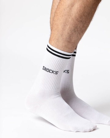 SNOCKS Athletic Socks in White