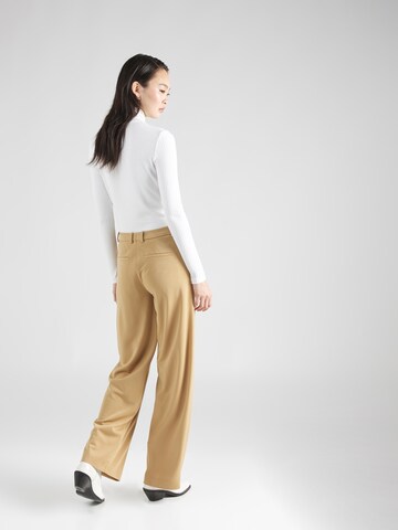 DRYKORN Loose fit Chino trousers 'DESK' in Brown