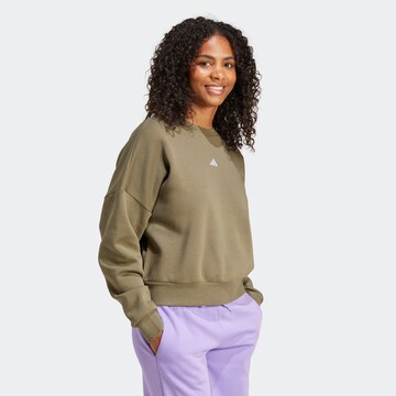 ADIDAS SPORTSWEAR Athletic Sweatshirt in Brown: front