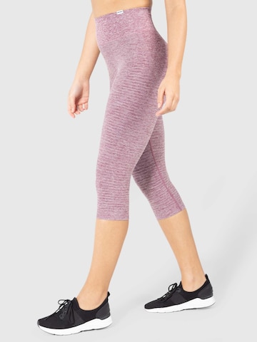 Smilodox Skinny Workout Pants 'Anita' in Purple