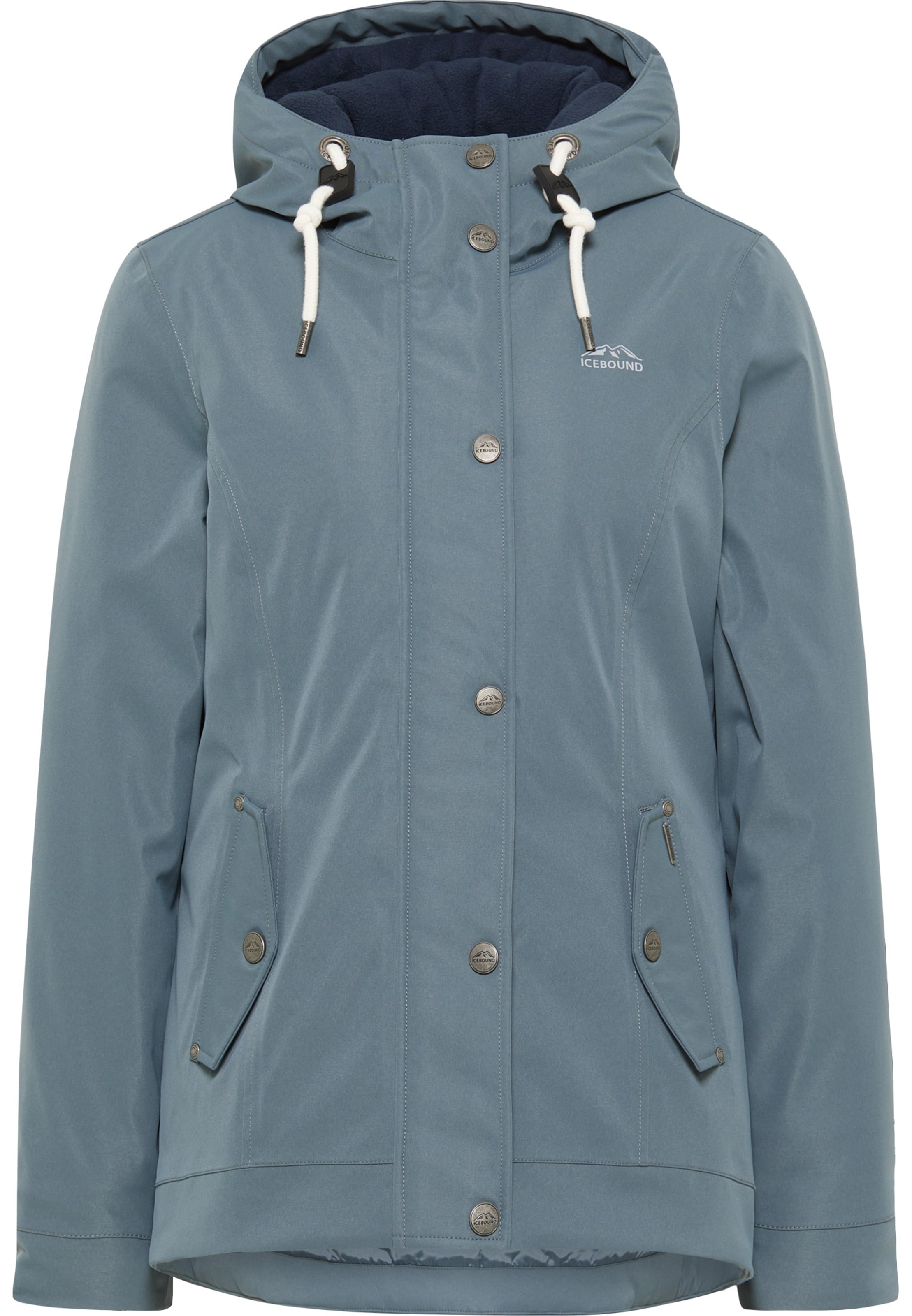 ICEBOUND Функционално яке в синьо: отпред