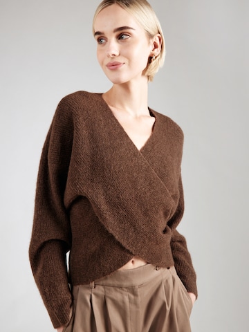 Pull-over 'Zinelle Hope' MSCH COPENHAGEN en marron : devant