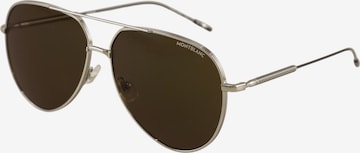 MontBlanc Sonnenbrille One Size in Silber: Vorderseite