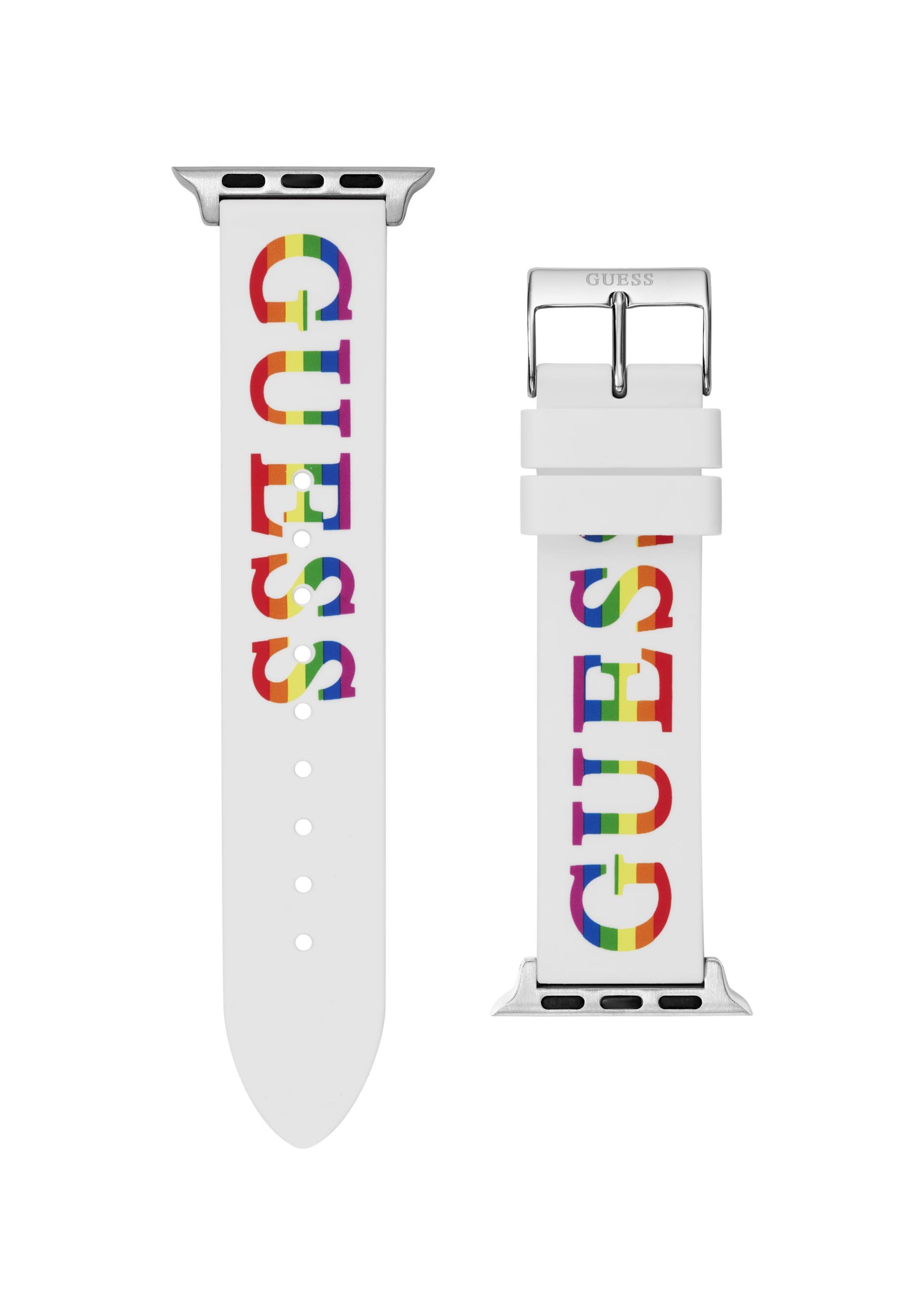 GUESS Armband 'Worn with Pride' in Weiß: Vorderseite