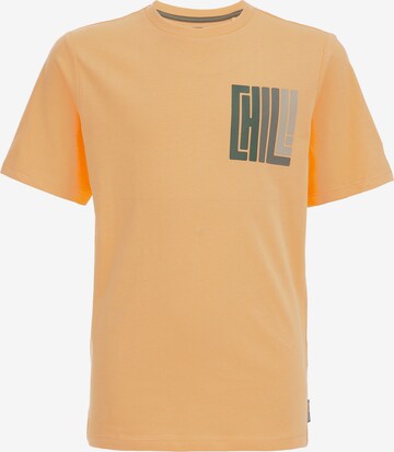 WE Fashion Shirt in Oranje: voorkant