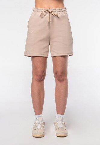 Regular Pantalon Eoselio en beige : devant