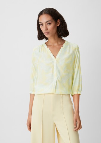 COMMA Bluse in Gelb: Vorderseite