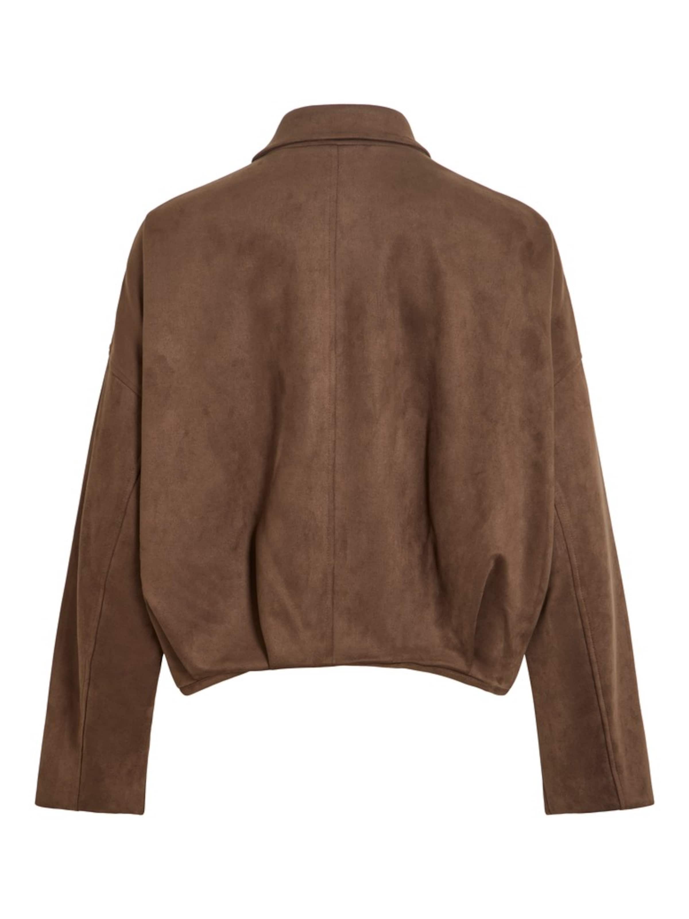 VILA - Chaqueta de entretiempo en marrón