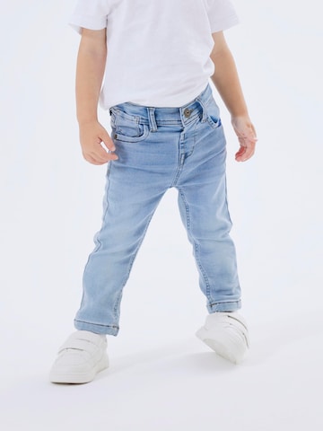 NAME IT Slimfit Jeans 'Silas' in Blauw: voorkant