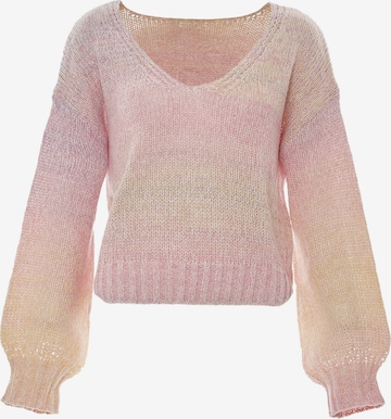 MYMO - Pullover em rosa: frente