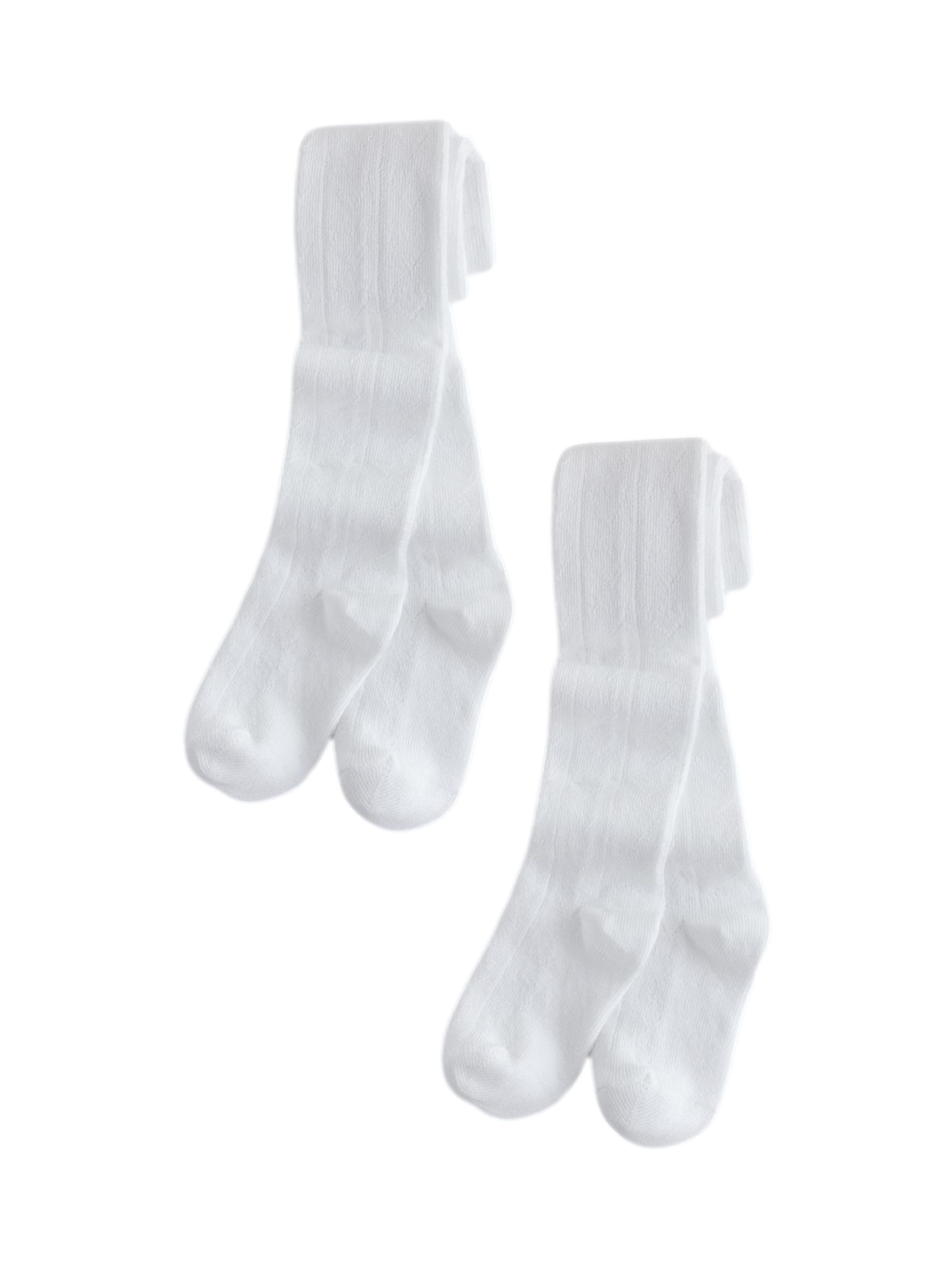 Collant Next en blanc : devant