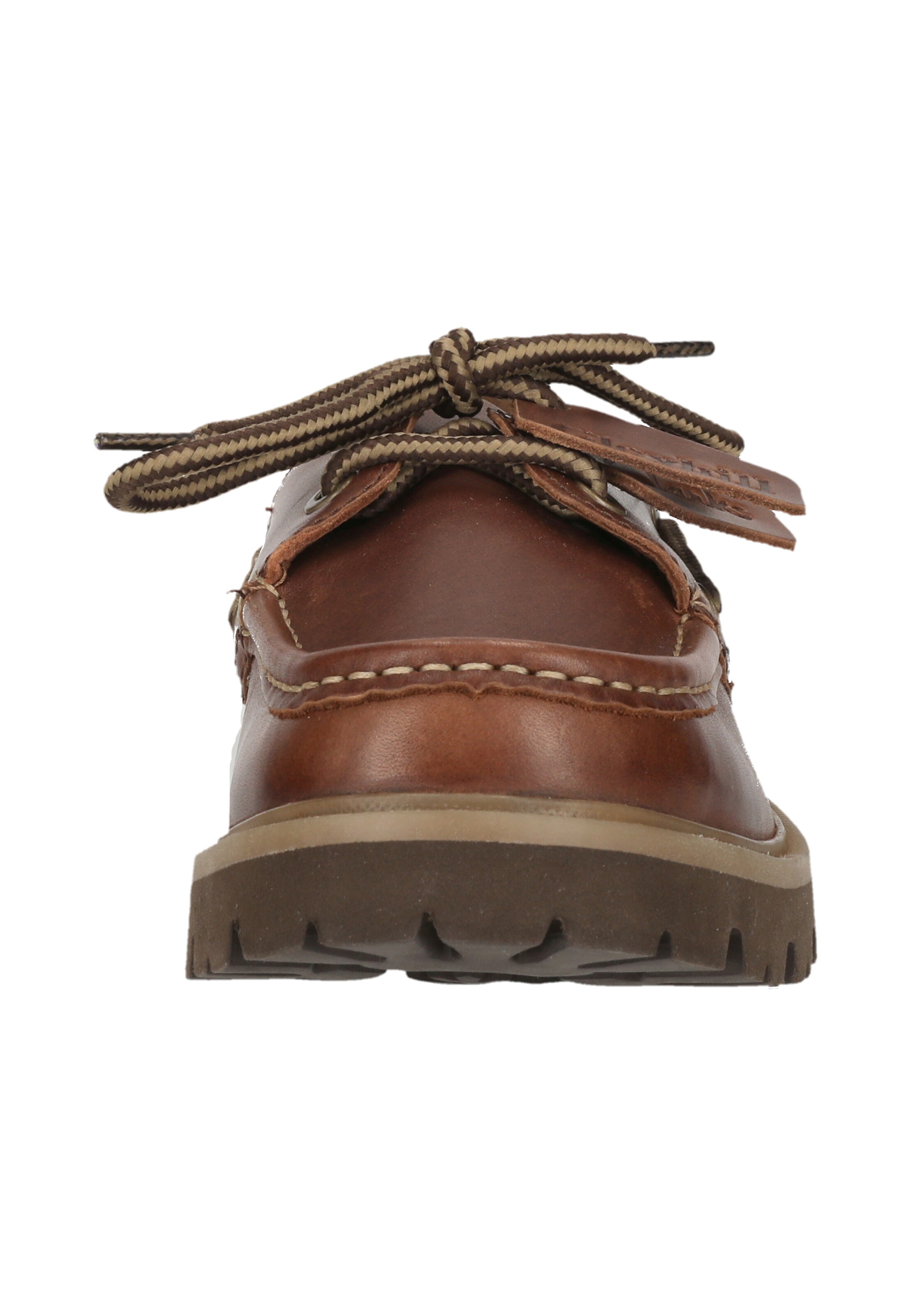 CLARKS Lace-up shoe 'Cleyhill Boat' in Brown