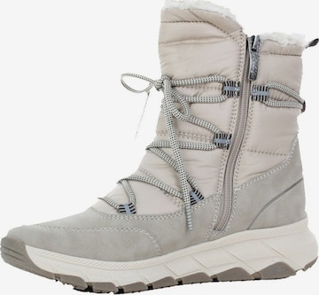 Relife Schnürstiefelette ca.30 mm hoch, Weite G in Grau: Vorderseite