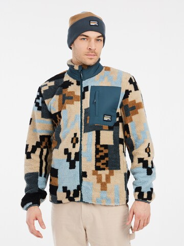 PROTEST Fleecejacke 'PRTKEYSTON'‌‌‌‌‌‌‌‌ in Blau