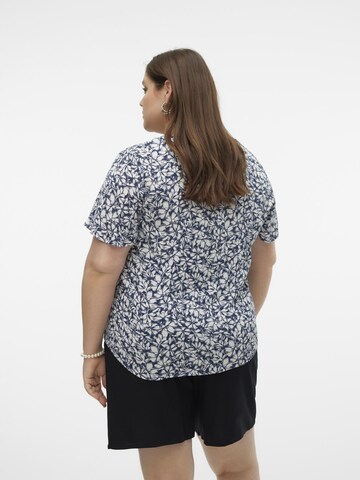 Vero Moda Curve Blouse 'MENNY' in Blauw