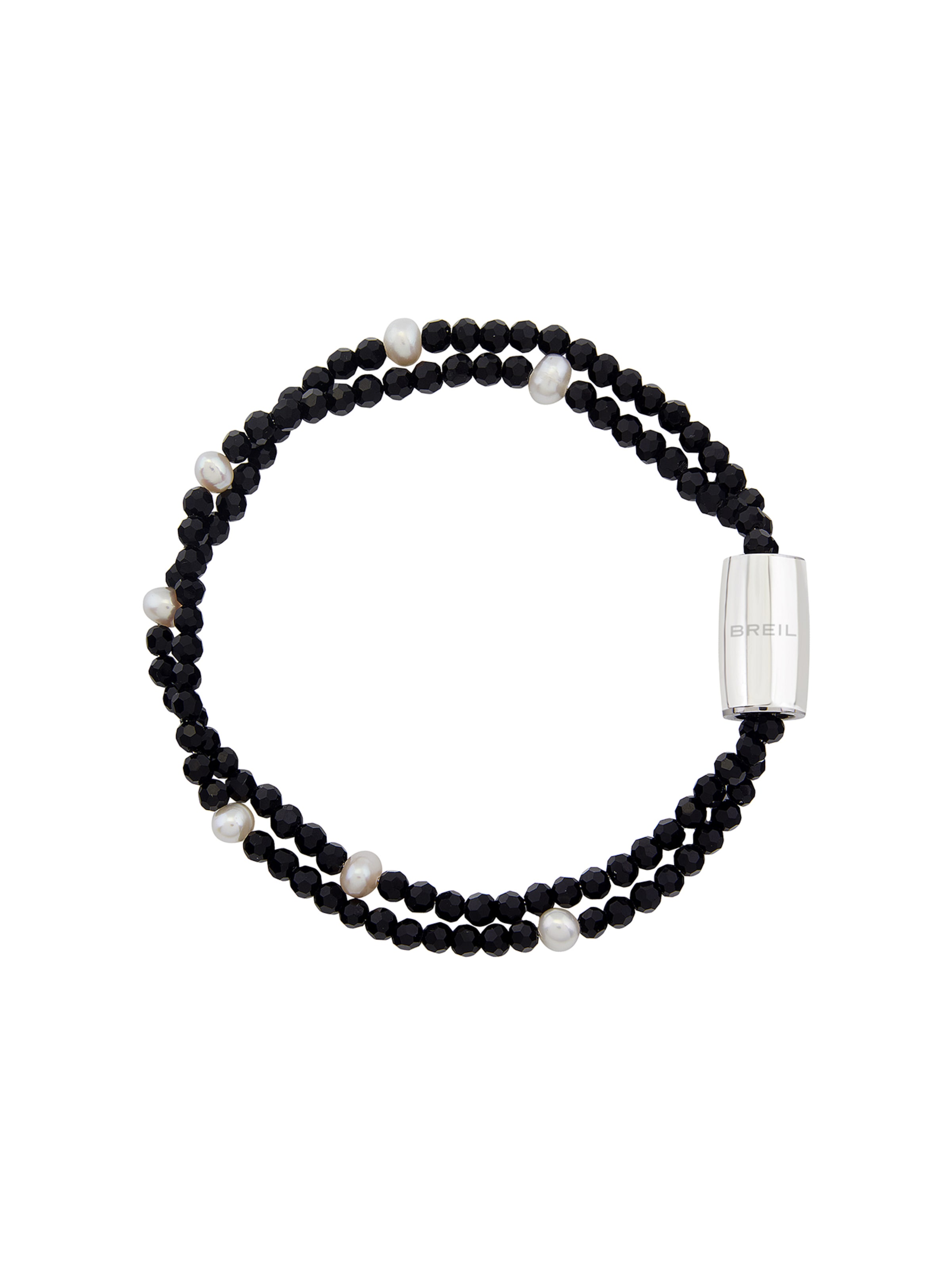 Braccialetto 'MAGNETICA SYSTEM' di Breil in nero: frontale