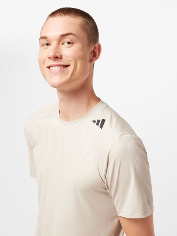 ADIDAS PERFORMANCETehnička sportska majica 'D4T Strength Workout' - bež boja