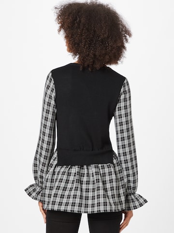 NEW LOOK Blouse 'CHECK' in Black