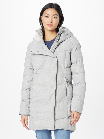 Ragwear Wintermantel 'PAVLA' in Wit: voorkant