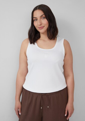 T-shirt s.Oliver en blanc : devant