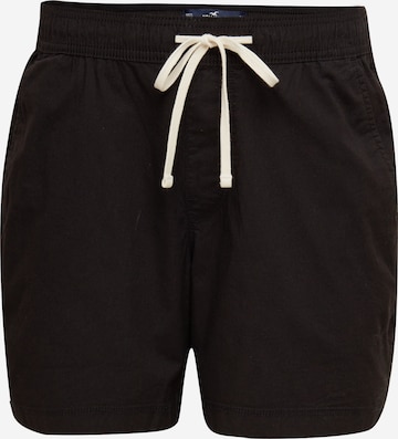 HOLLISTER Regular Pants in Black: front