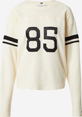 T-shirt 'Varsity 85' TOMMY HILFIGER en beige : devant