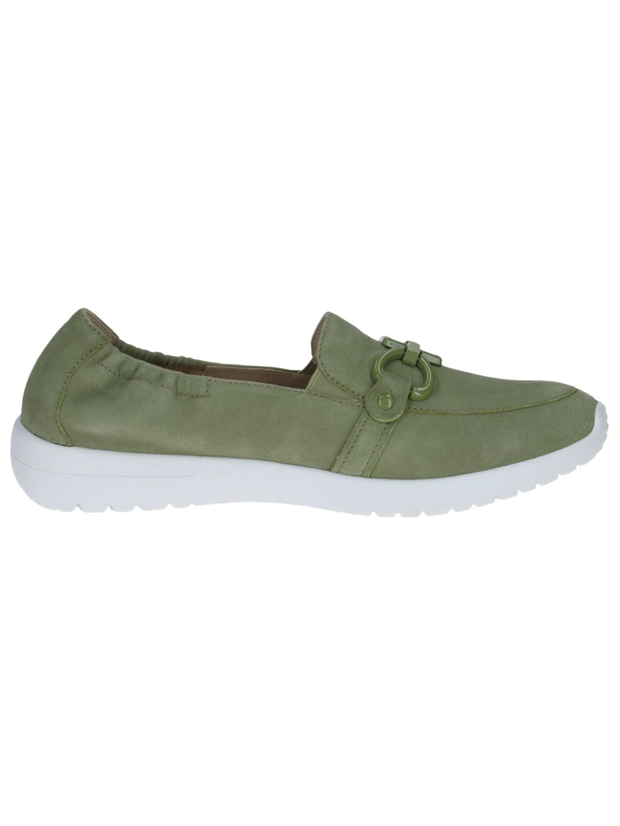 CAPRICE Classic Flats in Green
