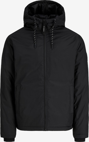 JACK & JONES Преходно яке 'JCOFUSION' в черно: отпред