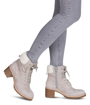 Tamaris Stiefelette in Grau: Vorderseite