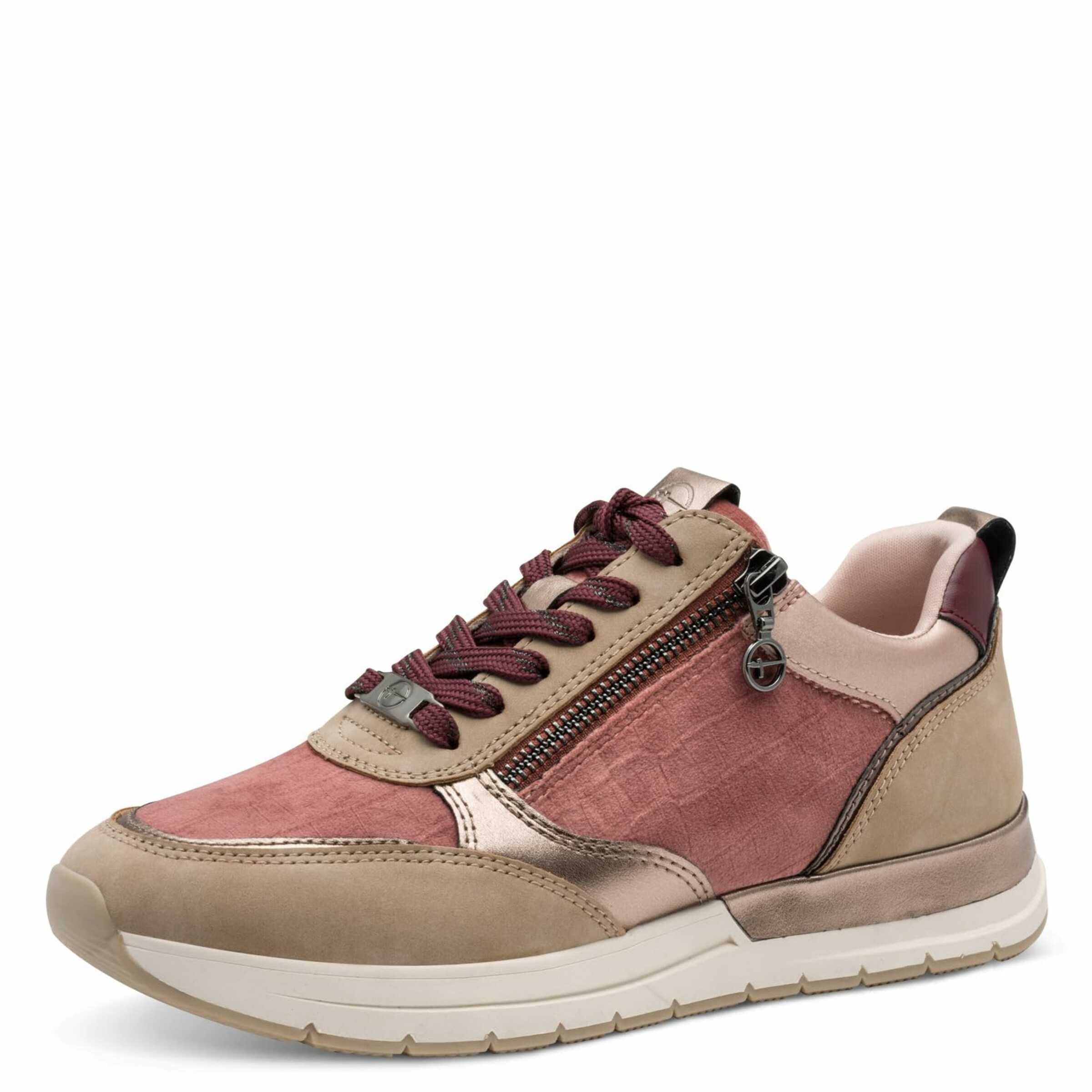 Tamaris Platform trainers in Brown: front
