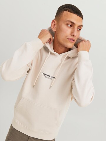 JACK & JONES Sweatshirt 'Vesterbro' in Beige