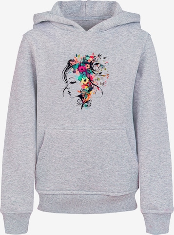 Sweat-shirt F4NT4STIC en gris : devant