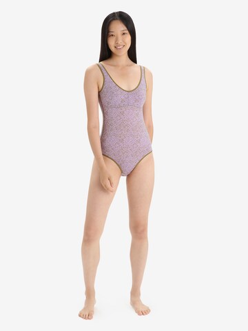 ICEBREAKER Bodysuit 'Queens' in Purple