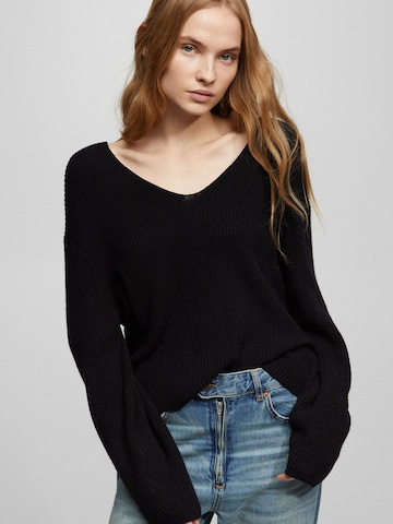 Pull&Bear Pullover in Schwarz: Vorderseite