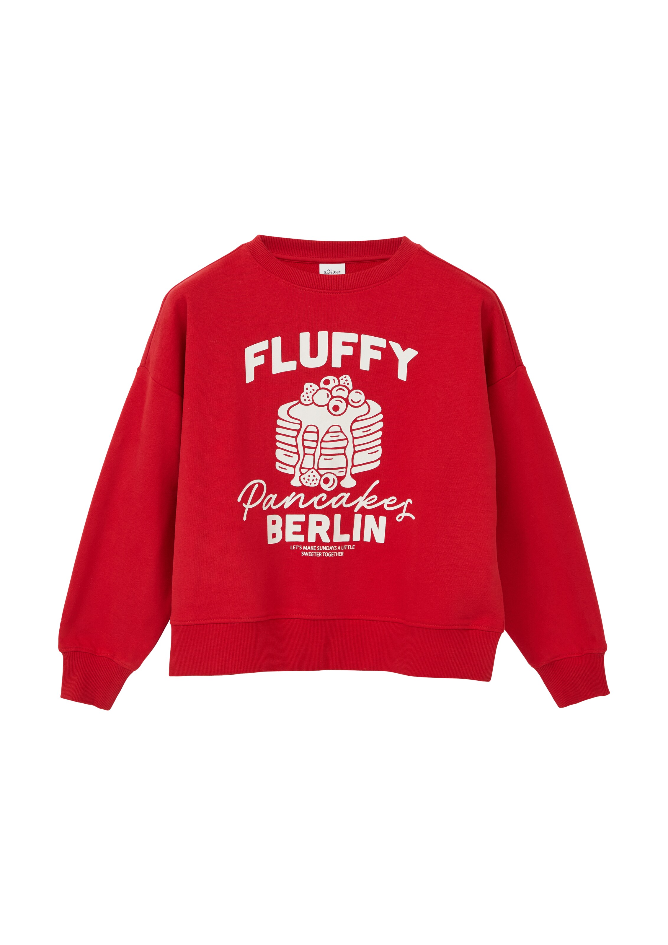 s.Oliver Sweatshirt in Rot: Vorderseite