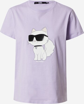 Karl Lagerfeld Shirt in Purple: front