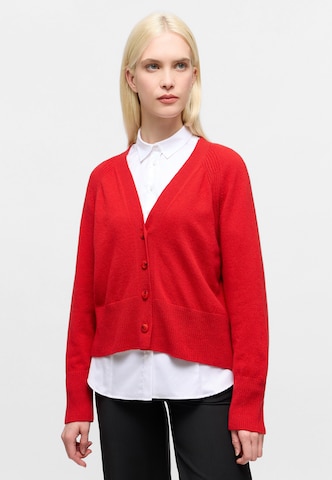 ETERNA Knit cardigan in Red: front