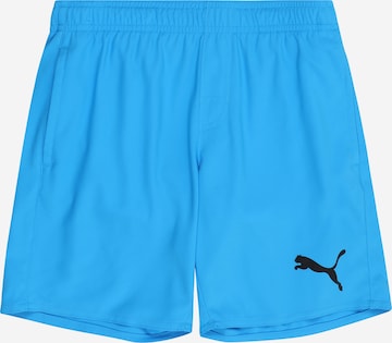PUMA BODYWEAR Badeshorts in Blau: Vorderseite