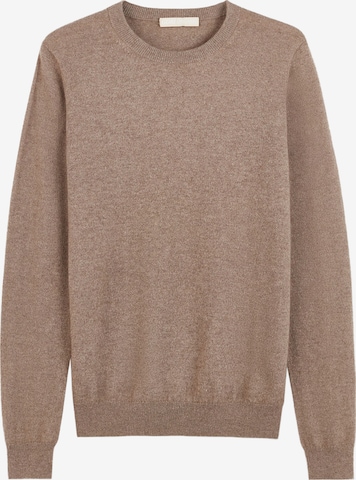 GOBI Cashmere Trui 'Women's Essential Cashmere Crewneck Sweater' in Beige: voorkant
