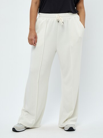 Loosefit Pantalon 'Dicette' Peppercorn en blanc : devant