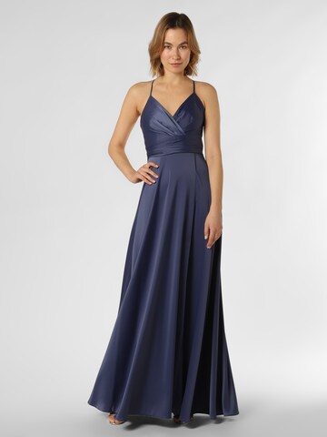 Marie Lund Abendkleid in Blau: predná strana