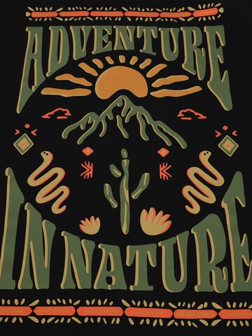 SPITZBUB Shirt 'Black Glow' in Schwarz