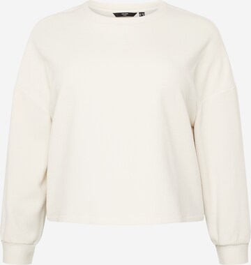 Vero Moda Curve Sweatshirt 'ILSA' i beige: framsida