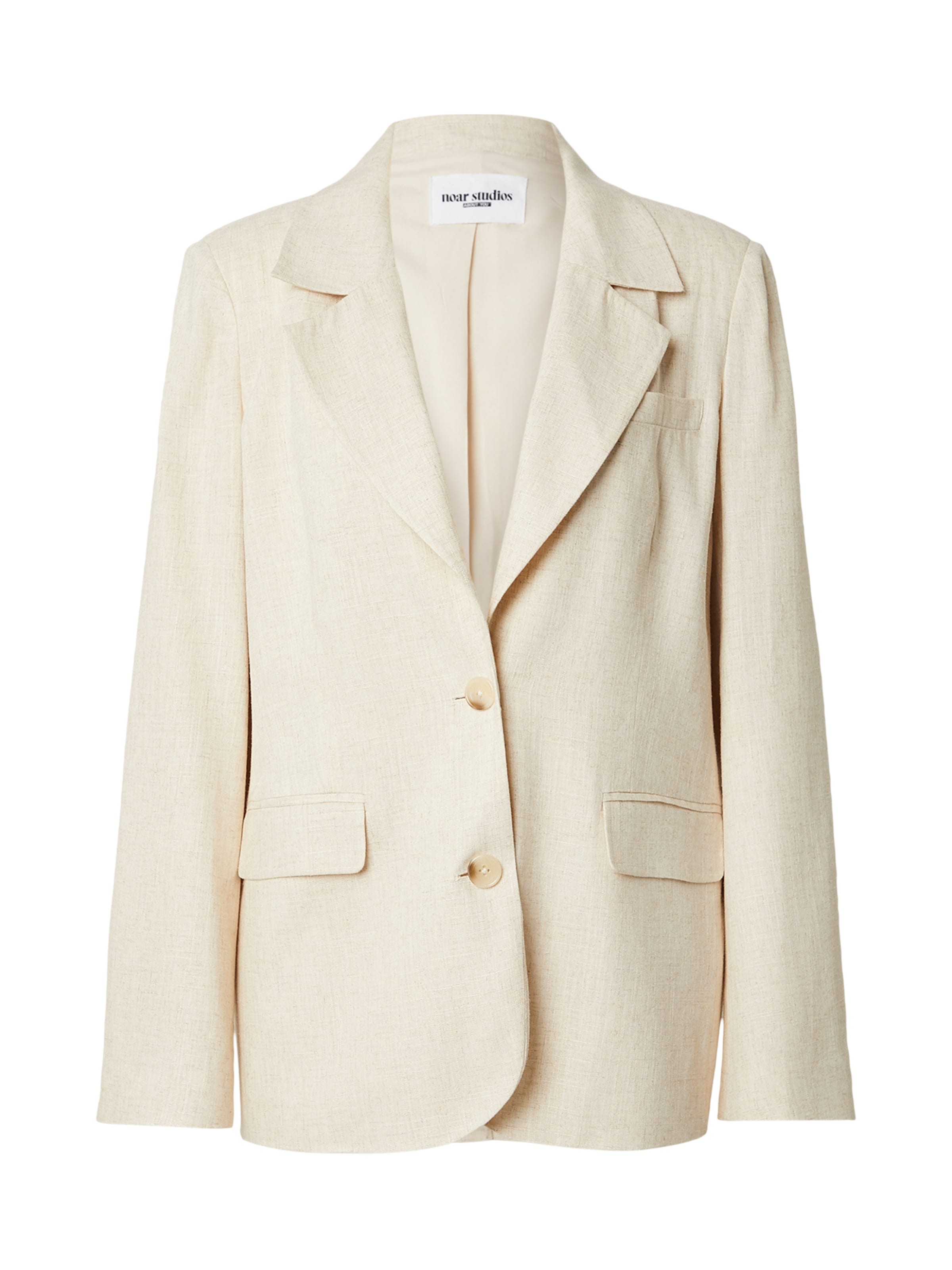 noar studios Блейзер в Бежевый: спереди