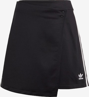 ADIDAS ORIGINALS Skirt 'Adicolor Classics 3-Stripes Wrapping' in Black: front