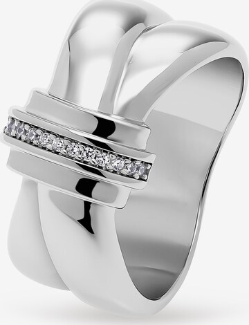 JETTE Ring in Silver: front