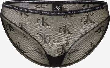 Slip Calvin Klein Underwear en noir : devant