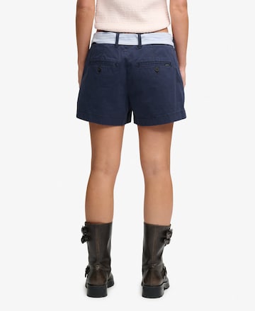 Loosefit Pantalon chino Superdry & Co en bleu